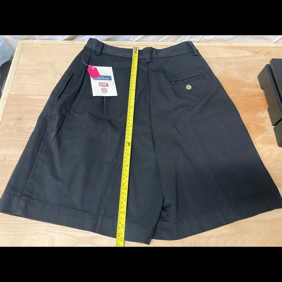 BellePointe Black Pleated Front Clemson University Shorts Women’s Size 8 - Picture 6 of 8